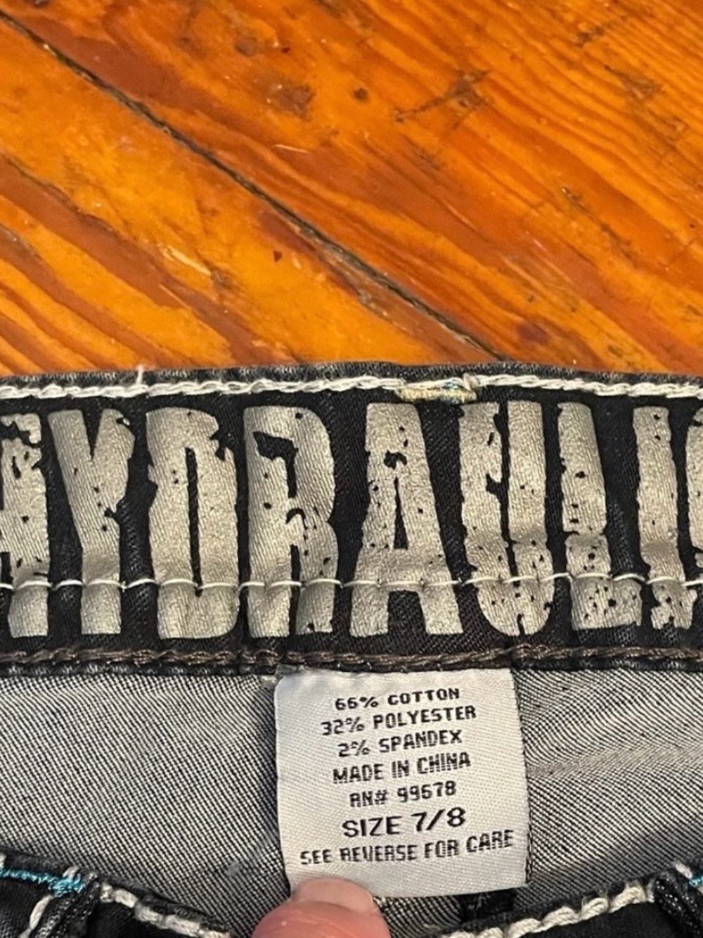 Hydraulic Lola Micro Boot Jeans size 7/8 - Picture 2 of 4